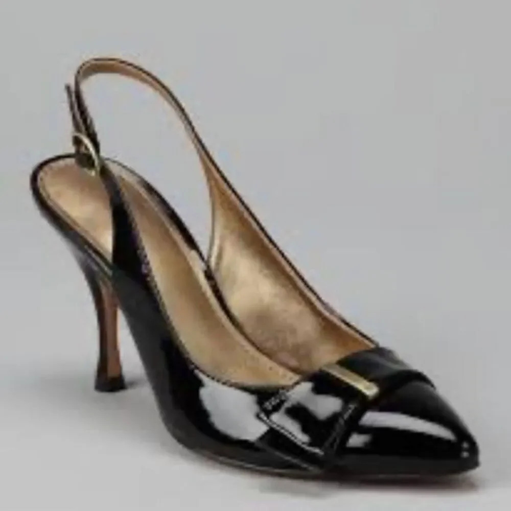 Circa Joan & David Black luxe sandals